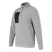 SWEAT 1/2 ZIP SANDSTONE GRIS CHINE/NOIR ARTISAN LAFONT - LA-E300ATT2-233