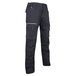 Pantalon battle canvas élasthanne BASALTE NOIR - LMA LEBEURRE - 1425