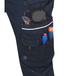 Pantalon battle canvas élasthanne BASALTE NOIR - LMA LEBEURRE - 1425