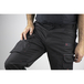 Pantalon battle canvas élasthanne BASALTE NOIR - LMA LEBEURRE - 1425