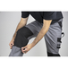 Pantalon bicolore poches genouillères été PLUTON GRIS NOIR - LMA LEBEURRE - 1454