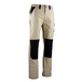 Pantalon bicolore poches genouillères été PLUTON SABLE NOIR - LMA LEBEURRE - 1454