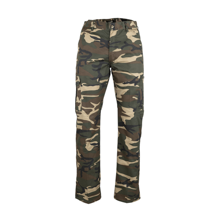 Pantalon brag. zippée multipoches SANGLIER CAMO - LMA LEBEURRE - 1496