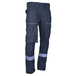 Pantalon homme multipoches bande rétro ELEVATEUR BLEU NUIT - LMA LEBEURRE - 1702