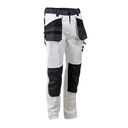 Pantalon stretch poches volantes EMBASE BLANC GRIS - LMA LEBEURRE - 1750