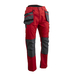 Pantalon poches volantes amovibles poches genouillères CALDEIRA ROUGE GRIS - LMA LEBEURRE - 1790