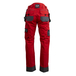 Pantalon poches volantes amovibles poches genouillères CALDEIRA ROUGE GRIS - LMA LEBEURRE - 1790