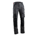 Pantalon multipoches stretch + poches genoux COSMOS GRIS NOIR - LMA LEBEURRE - 1806