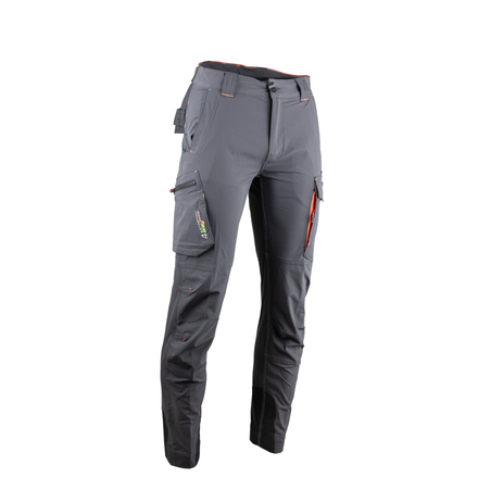 Pantalon stretch 4 WAY femme VENUS GRIS NUIT - LMA LEBEURRE - 1815