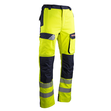 Pantalon HELIUM JAUNE MARINE - RISK E3 HV PG - LMA LEBEURRE - 1836