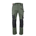 Pantalon multipoches stretch + poches genoux MEMORY KAKI NOIR - LMA LEBEURRE - 1861