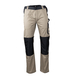 Pantalon bicolore stretch poches genoux PRIAM BEIGE GRIS F - LMA LEBEURRE - 1862