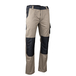 Pantalon bicolore stretch poches genoux PRIAM BEIGE GRIS F - LMA LEBEURRE - 1862