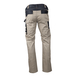 Pantalon bicolore stretch poches genoux PRIAM BEIGE GRIS F - LMA LEBEURRE - 1862