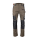 Pantalon multipoches stretch + poches genoux SONIQUE MARRON NOIR - LMA LEBEURRE - 1871