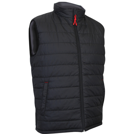 Blouson matelassé - sans manches - reversible REBEL REVERS GRIS NOIR - LMA LEBEURRE - 2131