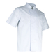 Veste cuisinier MC pressions cachées AUBERGINE BLANC - LMA LEBEURRE - 2175