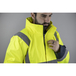 Veste de pluie HV impermeable RADAR JAUNE MARINE - LMA LEBEURRE - 2199