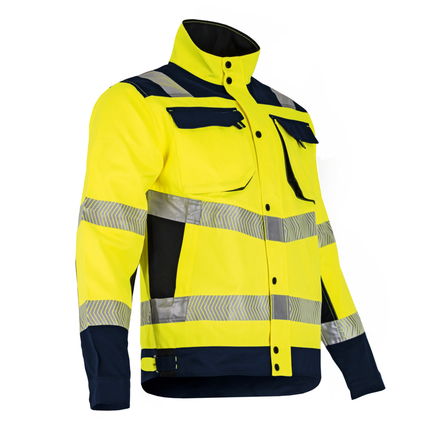 Veste Authentic HV REFLEXION JAUNE MARINE - LMA LEBEURRE - 2219