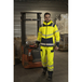 Softshell HV avec manches amovibles VISEUR JAUNE MARINE - LMA LEBEURRE - 2227