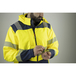 Softshell HV avec manches amovibles VISEUR JAUNE MARINE - LMA LEBEURRE - 2227