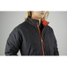 Doudoune femme capuche retractable LAPONIE ROUGE NOIR - LMA LEBEURRE - 2259
