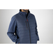 Veste bi-matière col montant SAFE BLEU FONCÉ - LMA LEBEURRE - 2282
