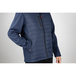 Veste bi-matière col montant SAFE BLEU FONCÉ - LMA LEBEURRE - 2282