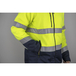 Veste polaire BASIC HV ARTIFICE JAUNE MARINE - LMA LEBEURRE - 2322
