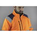 Veste polaire BASIC HV ECLAIR ORANGE MARINE - LMA LEBEURRE - 2323