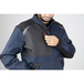 Veste zippée bicolore TYPHON BLEU FONCÉ NOIR - LMA LEBEURRE - 2344