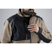Veste zippée bicolore + emp stretch CENTAURE BEIGE GRIS - LMA LEBEURRE - 2345