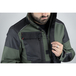 Veste bicolore stretch WOOD KAKI NOIR - LMA LEBEURRE - 2351