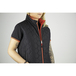 Doudoune femme sans manches reversible DAKOTA ROUGE NOIR - LMA LEBEURRE - 5073