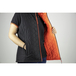 Doudoune femme sans manches reversible DAKOTA ROUGE NOIR - LMA LEBEURRE - 5073