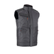 Bodywarmer bicolore CRATERE GRIS NUIT NOIR - LMA LEBEURRE - 5093