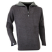 Pull camionneur côtes anglaises chevalées CACAO ANTHRACITE - LMA LEBEURRE - 803170