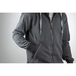 Sweat capuche/full zip CHARPENTE GRIS NOIR - LMA LEBEURRE - 8048