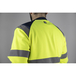 Sweat col rond BASIC HV SONAR JAUNE MARINE - LMA LEBEURRE - 8082