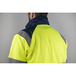 Sweat col montant HV MIRE JAUNE MARINE - LMA LEBEURRE - 8084