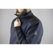 Sweat col camionneur bicolore BOGOTA BLEU FONCÉ NOIR - LMA LEBEURRE - 8086