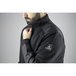 Sweat col camionneur bicolore BERLIN NOIR - LMA LEBEURRE - 8090