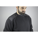 Sweat col rond bicolore BRUXELLES NOIR - LMA LEBEURRE - 8091