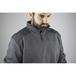 Sweat col camionneur bicolore MADRID GRIS CHARCOAL NOIR - LMA LEBEURRE - 8092