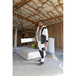 Veste molleton capuche OTTAWA BLANC NOIR - LMA LEBEURRE - 8105
