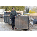 Veste molleton capuche HUDSON KAKI NOIR - LMA LEBEURRE - 8108