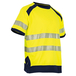 T-shirt MC MAILLE HV anti UV HALOGENE JAUNE MARINE - LMA LEBEURRE - 9192