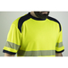 T-shirt MC MAILLE HV anti UV HALOGENE JAUNE MARINE - LMA LEBEURRE - 9192