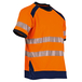 T-shirt MC MAILLE HV anti UV LAMPION ORANGE MARINE - LMA LEBEURRE - 9193