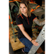 Polo femme MC maille piquée THELMA NOIR - LMA LEBEURRE - 9257